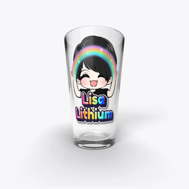 Lisa Lithium Pride Pint Glass